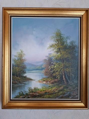 Schilderij Bosch W. met Certificaat  beschikbaar voor biedingen