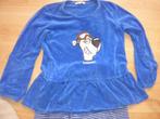Pyjama Woody velours, Kinderen en Baby's, Kinderkleding | Maat 152, Nacht- of Onderkleding, Meisje, Ophalen of Verzenden, Zo goed als nieuw