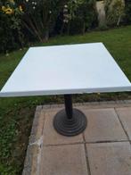 2 IDENTIEKE TERRAS- OF TUINTAFELS, Ophalen, Zo goed als nieuw, Vierkant, Metaal