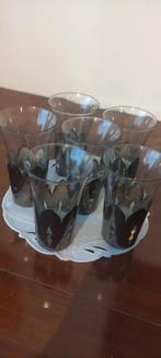 6- Verres de Porto anciens avec base en argent, Enlèvement