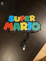 Super Mario-lamp in 3D via USB-poort, Overige vormen, Nieuw, Minder dan 25 cm, Lampe