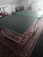 Ping pong tafel op wielen en inklapbaar zeer goede staat, Sport en Fitness, Tafeltennis, Ophalen, Zo goed als nieuw, Inklapbaar