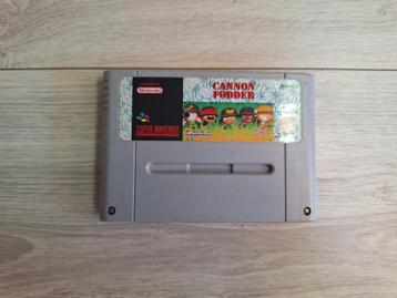 Cannon Fodder voor de Super Nintendo (SNES) beschikbaar voor biedingen