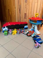 Groot lot Paw Patrol met Paw Patroller en Uitkijk, Kinderen en Baby's, Speelgoed |Speelgoedvoertuigen, Ophalen, Gebruikt
