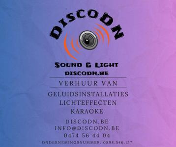 Verhuur geluidsinstallaties en lichteffecten, Musique & Instruments, Enlèvement, Neuf