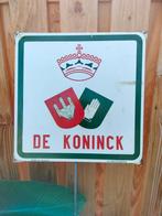 Bier reclame, Collections, Marques de bière, Enlèvement, Utilisé, Panneau, Plaque ou Plaquette publicitaire, De Koninck
