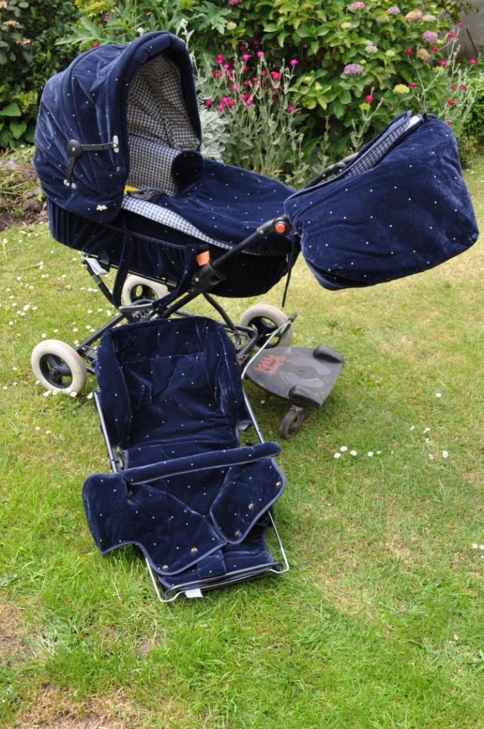 kinderwagen pericles kinderwagen pericles in fluweel stof, Kinderen en Baby's, Kinderwagens en Combinaties, Zo goed als nieuw