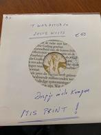 single .Louis Neefs. Zeldzame misprint van het label !!, Verzenden, Zo goed als nieuw