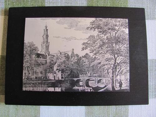 Amsterdam Westertoren etsplaat, Antiquités & Art, Art | Eaux-fortes & Gravures, Enlèvement ou Envoi