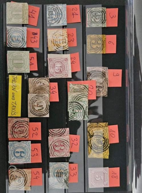oude Duitse Staten Thurn en Taxis, Postzegels en Munten, Postzegels | Europa | Duitsland, Gestempeld, Ophalen of Verzenden