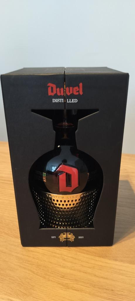 Duvel Distilled 'Celebration bottle' 2021, Collections, Marques de bière, Neuf, Bouteille(s), Duvel, Enlèvement