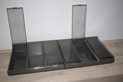 2x box voor muziekcassettes , ruimte voor 2x42 csstts, Cd's en Dvd's, Cassettebandjes, Gebruikt, Accessoires, Met bewaardoos, rek of koffer