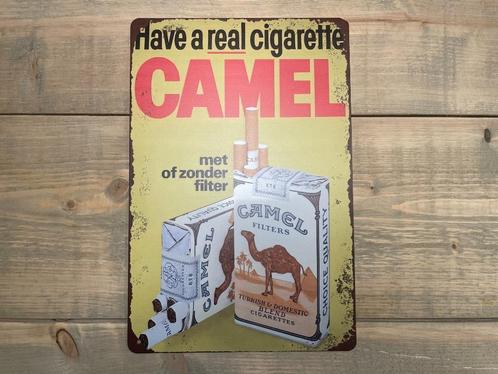 Reclamebord Camel 20x30, Verzamelen, Merken en Reclamevoorwerpen, Zo goed als nieuw, Reclamebord, Verzenden
