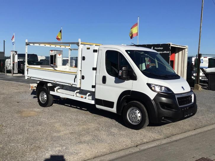 peugeot boxer kipper/koffer 2021 41000km 17950e ex, Auto's, Bestelwagens en Lichte vracht, Bedrijf, Te koop, ABS, Airbags, Airconditioning