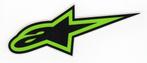 Alpinestars sticker logo - 72x33mm - Diverse kleuren, Motoren, Accessoires | Stickers, Ophalen of Verzenden