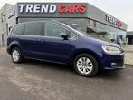 Volkswagen Sharan 2.0 TDi Highline 7 ZITPLAATSEN PANO CAM SL, Auto's, Monovolume, 4 cilinders, Blauw, 7 zetels