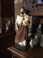 Ancienne statue de Saint Joseph avec l'Enfant Jésus, Enlèvement ou Envoi