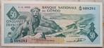 50 Francs 1962 Congo / Mooie kwaliteit, Ophalen of Verzenden, Los biljet