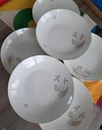 Set van 6 diepe borden, Ophalen of Verzenden, Zo goed als nieuw, Keramiek, Bord(en)