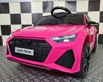 Kinderauto Audi RS6 - soft start - leren zit - met RC, Kinderen en Baby's, Ophalen of Verzenden, Nieuw, Afstandsbediening