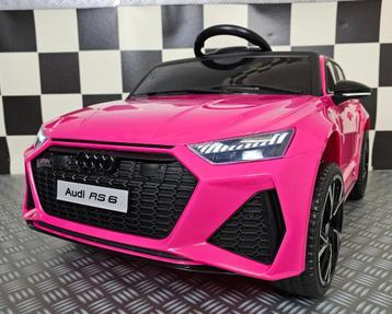 Kinderauto Audi RS6 - soft start - leren zit - met RC beschikbaar voor biedingen