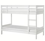IKEA MYDAL stapelbed – wit (90x200 cm), Ophalen, 90 cm, Tweepersoons, Minder dan 160 cm