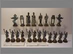 SCHAAKPIONNEN : 20x Romeinse modellen in metaal met patina, Enlèvement, Utilisé