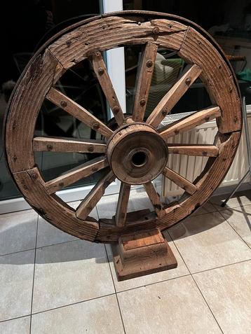 Antiek houten wiel 