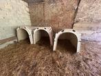 3 niches à veaux, Ophalen