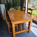 table en chêne et 12 chaises en très bon état, Maison & Meubles, Tables | Tables à manger, Enlèvement, Utilisé