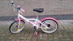 Meisjesfiets, b'twn, 16 inch, met zijwieltjes, goede staat, Fietsen en Brommers, Ophalen, Zijwieltjes, 16 tot 20 inch, B-Twin