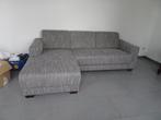 Divan - canapé d'angle gauche tissus - gris . neuf, Maison & Meubles, Canapés | Salons, 150 à 200 cm, Enlèvement, Banc d'angle