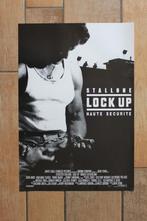 filmaffiche Sylvester Stallone Lock Up filmposter, Ophalen of Verzenden, A1 t/m A3, Zo goed als nieuw, Rechthoekig Staand