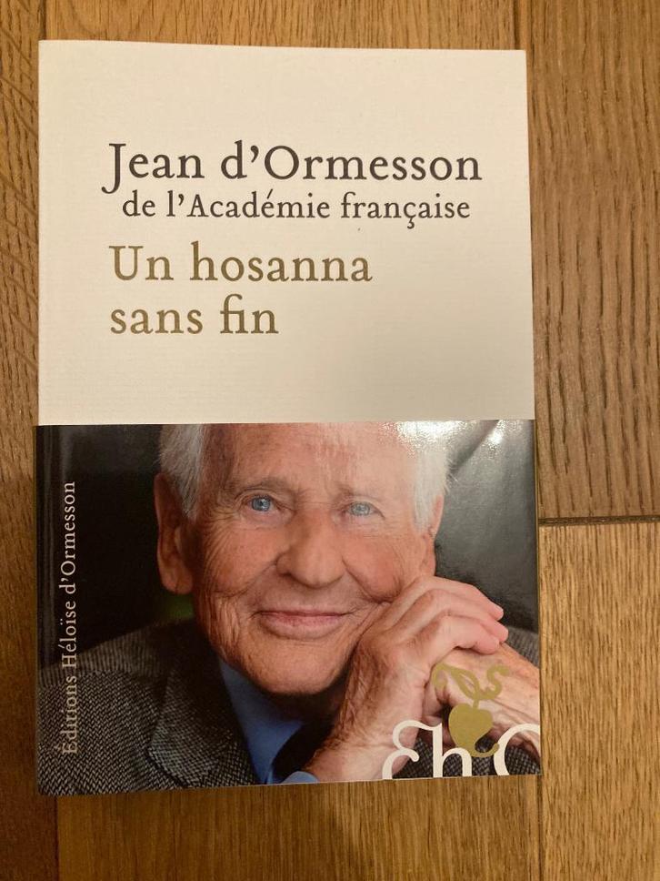 Un hosana sans fin de Jean d’Ormesson, Boeken, Romans, Zo goed als nieuw, Ophalen of Verzenden