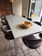 Eetkamertafel Design MDF Aluminium 240 op 1 m, Huis en Inrichting, Tafels | Eettafels, Ophalen, Gebruikt