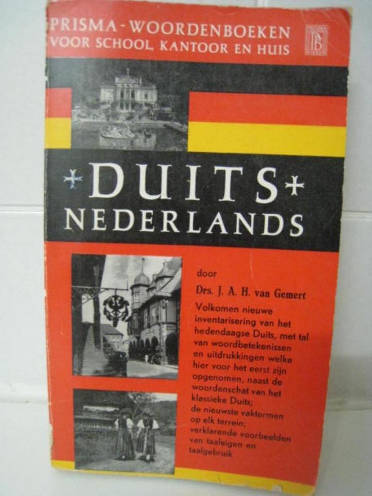 Prisma woordenboek Duits-Nederlands, Drs J.A.H. Van Gemert, Boeken, Woordenboeken, Duits, Ophalen