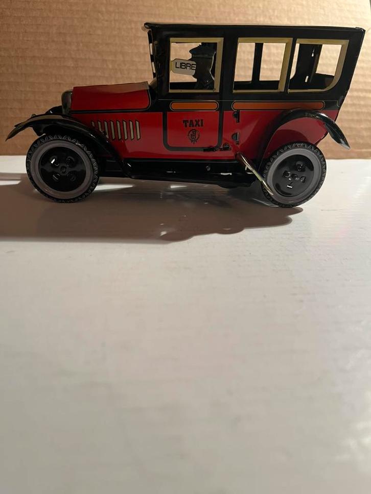 Taxi oldtimer Pajá Hermanos blikken speelgoed, Verzamelen, Speelgoed, Zo goed als nieuw, Verzenden