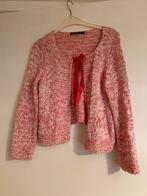 Rood wit gespikkelde dames cardigan met linten, Kleding | Dames, Maat 38/40 (M), Mado et les autres, Ophalen of Verzenden, Zo goed als nieuw