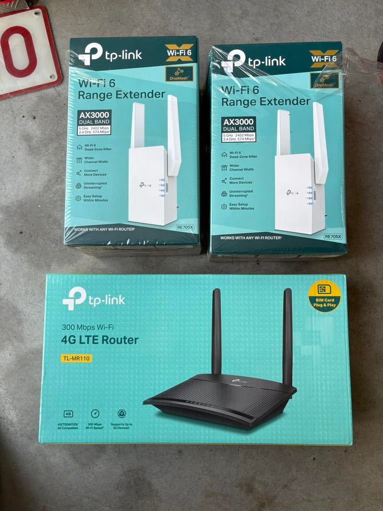 TP-Link Wi-Fi 6 Range Extender AX3000, Ophalen of Verzenden, Zo goed als nieuw
