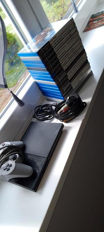 PlayStation 2 silm avec 15 jeux manette câbles à saisir ️️↙️ beschikbaar voor biedingen
