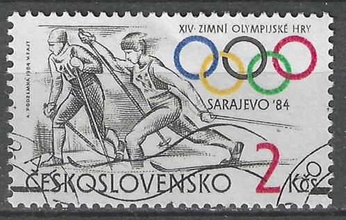 Tsjechoslowakije 1984 - Yvert 2570 - Sarajevo (ST), Postzegels en Munten, Postzegels | Europa | Overig, Gestempeld, Verzenden
