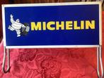 Vintage Michelin reclame bord met staanders, Verzamelen, Ophalen of Verzenden, Gebruikt