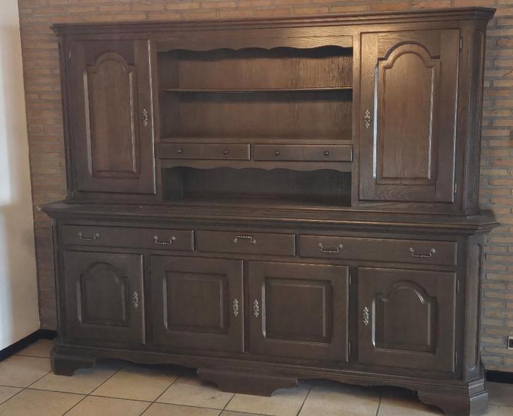 Grote buffetkas, Huis en Inrichting, Kasten | Buffetkasten, Gebruikt, 200 cm of meer, 200 cm of meer, 50 tot 75 cm, Met lade(s)