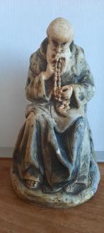 Statue vintage Pascal représentant un moine en prière, Religion, Utilisé, Enlèvement ou Envoi