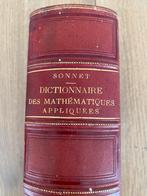 Livre ancien :Dictionnaire des mathématiques appliquées, Antiquités & Art, Antiquités | Livres & Manuscrits, H. Sonnet