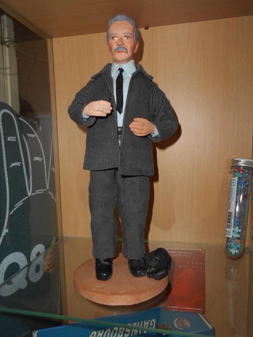 Georges Brassens:Santon van Provence gesigneerd L. Perrault, Verzamelen, Beelden en Beeldjes, Zo goed als nieuw, Mens, Ophalen