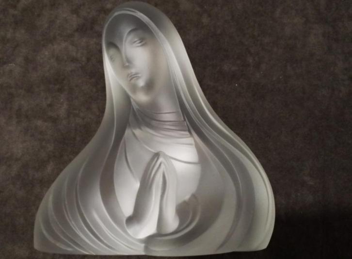 Glazen Art Deco Madonna  Franz Hagenauer, 1937, Antiek en Kunst, Kunst | Overige Kunst, Verzenden