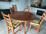 IKEA grenen tafel met 6 stoelen, Huis en Inrichting, Ophalen, Gebruikt