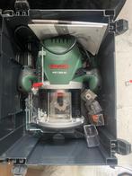 Bosch POF 1200AE + toebehoren en frezen, Doe-het-zelf en Bouw, Ophalen, Zo goed als nieuw, Bovenfrees, Bosch
