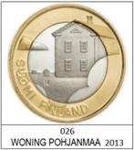 5 euro Finland 2013 WONING POHJANMAA, Postzegels en Munten, Munten | Europa | Euromunten, Ophalen of Verzenden, Finland, 5 euro